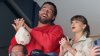 Taylor Swift and Travis Kelce attend Game 4 of Stanley Cup Final between Panthers and Oilers