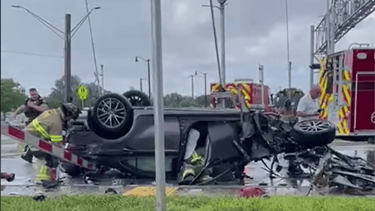 Driver seriously injured after Brightline train collides with car in ...