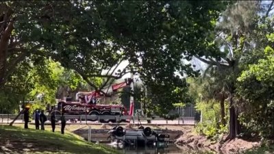 Woman in critical condition after being extricated from car in canal in Lauderhill: Police