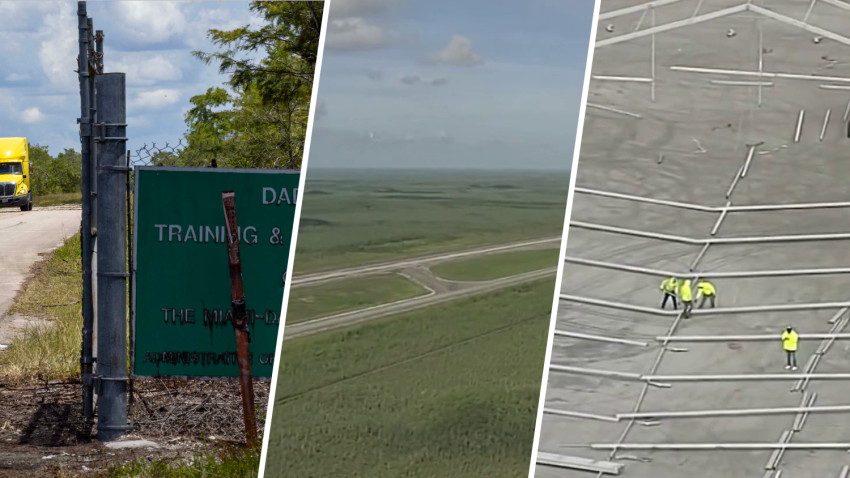 An immigration detention facility located at an isolated Everglades airfield surrounded by mosquito-, python- and alligator-filled swamplands is just days away from being operational, federal officials said Tuesday.