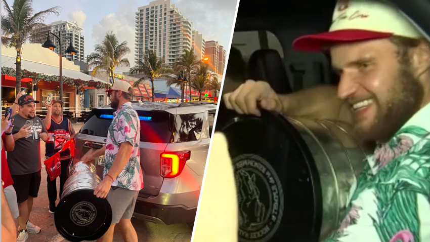 Barkov says Panthers can't take Stanley Cup into ocean ‘unless Matthew Tkachuk take it there'