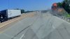 Semi-truck explodes after colliding with wrong-way driver