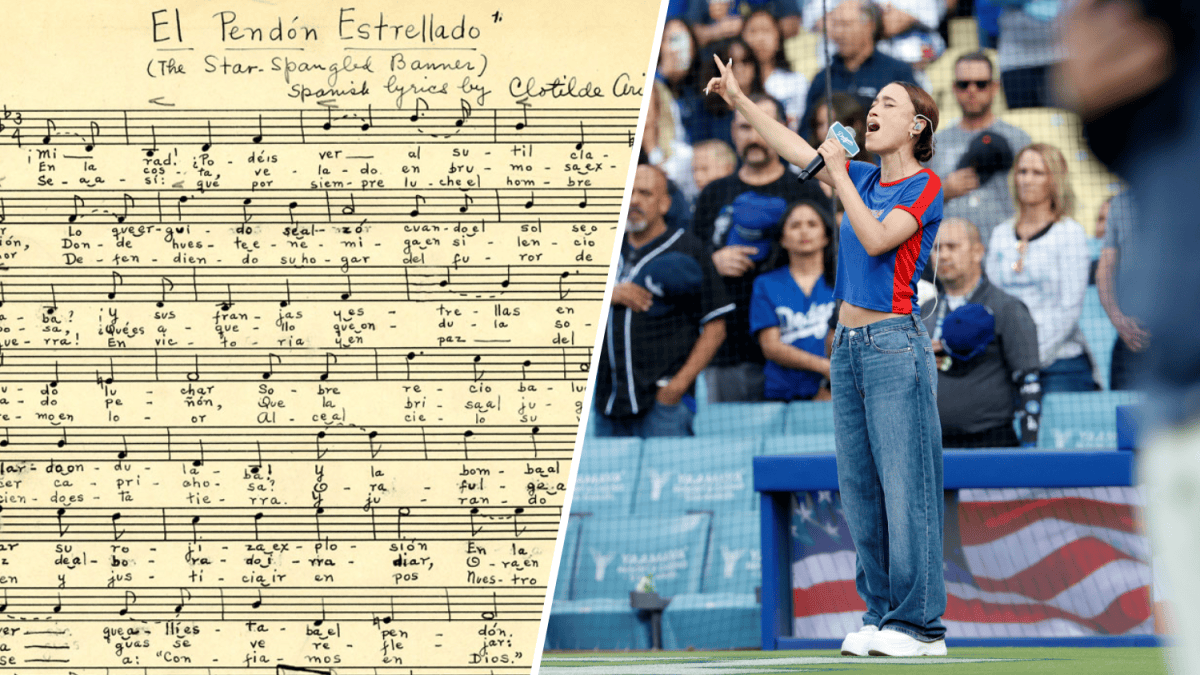 Here’s the history of the national anthem performed by Nezza – NBC 6 ...