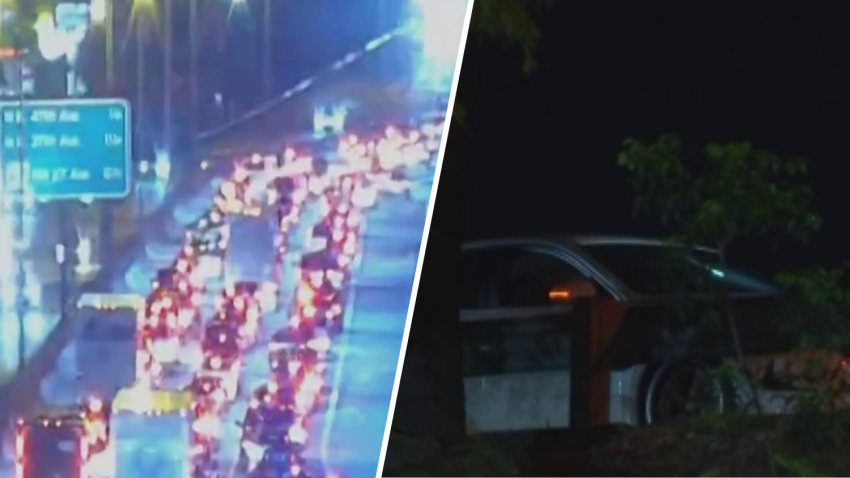A shooting on the Palmetto Expressway (State Road 826) in Miami-Dade left a woman hurt and shut down lanes Tuesday night, the Florida Highway Patrol confirmed.