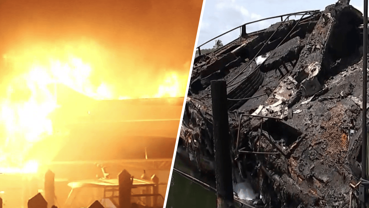 Massive fire destroys 6 boats in Sunny Isles Beach – NBC 6 South Florida
