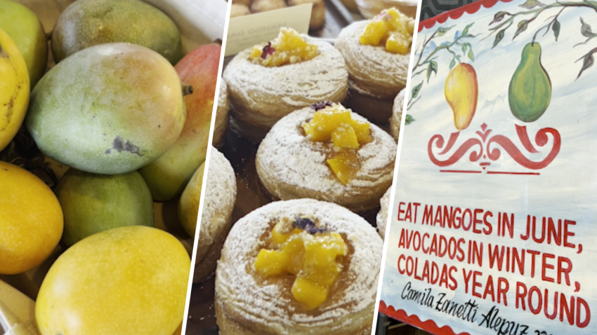 Mangoes are money at Zak the Baker in Wynwood, where you can trade them for bread