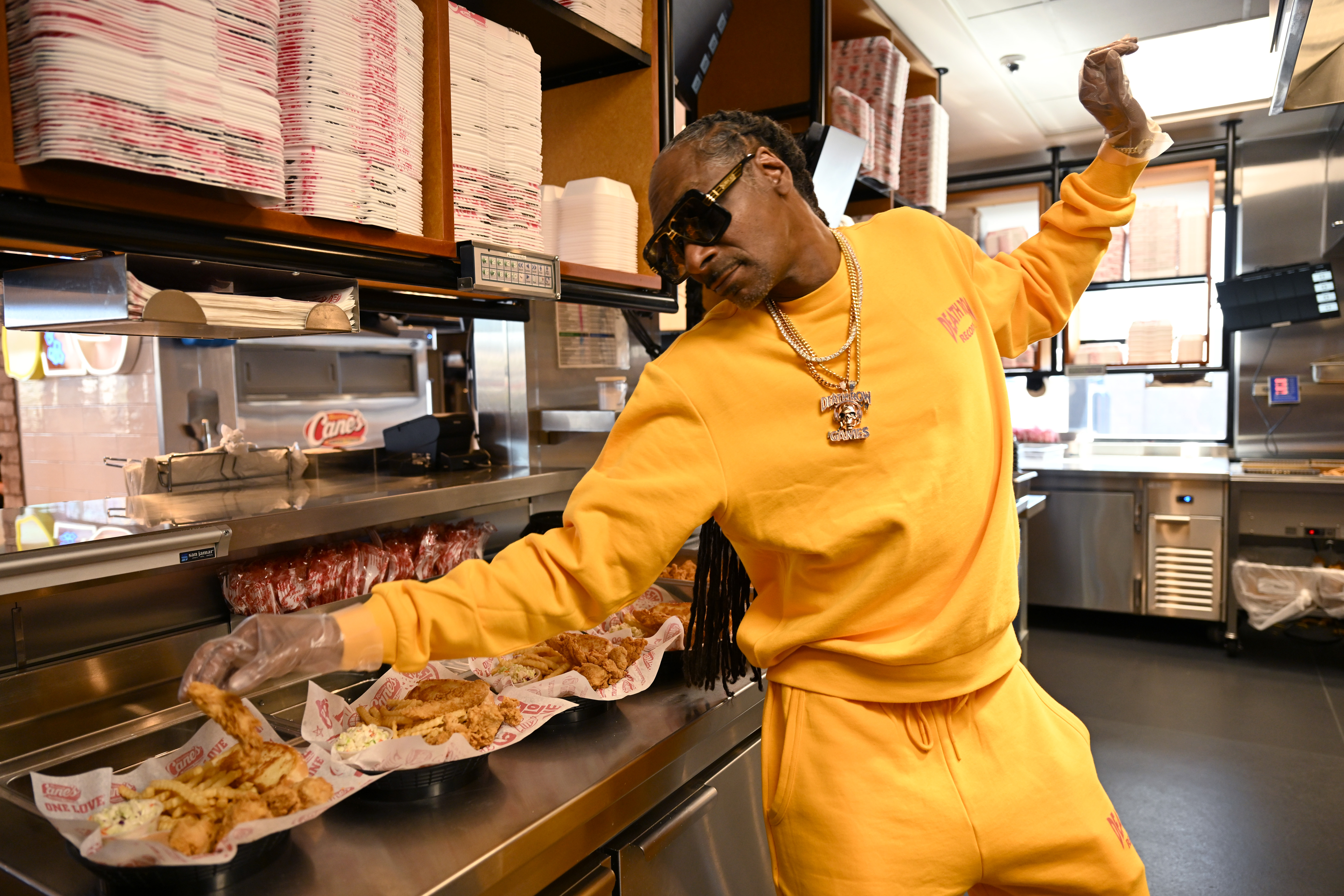 Snoop Dogg surprises fans at Raising Cane's ahead of National Chicken Finger Day