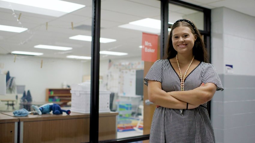 Maddie Baker is a first grade teacher in Virginia