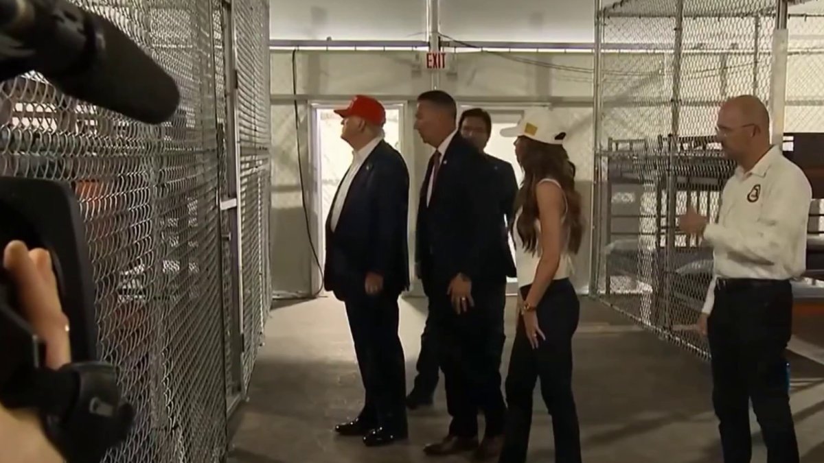 Trump tours Alligator Alcatraz, Florida’s newest detention center – NBC ...