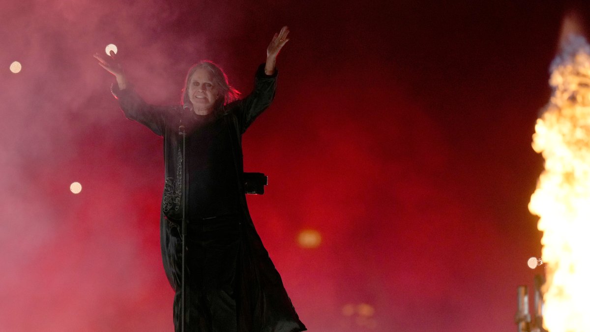 Ozzy Osbourne says farewell to live performance with a hometown show for 40,000 fans