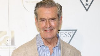 Rupert Everett attends the photocall at the 71st Taormina Film Festival on June 13, 2025, in Taormina, Italy.