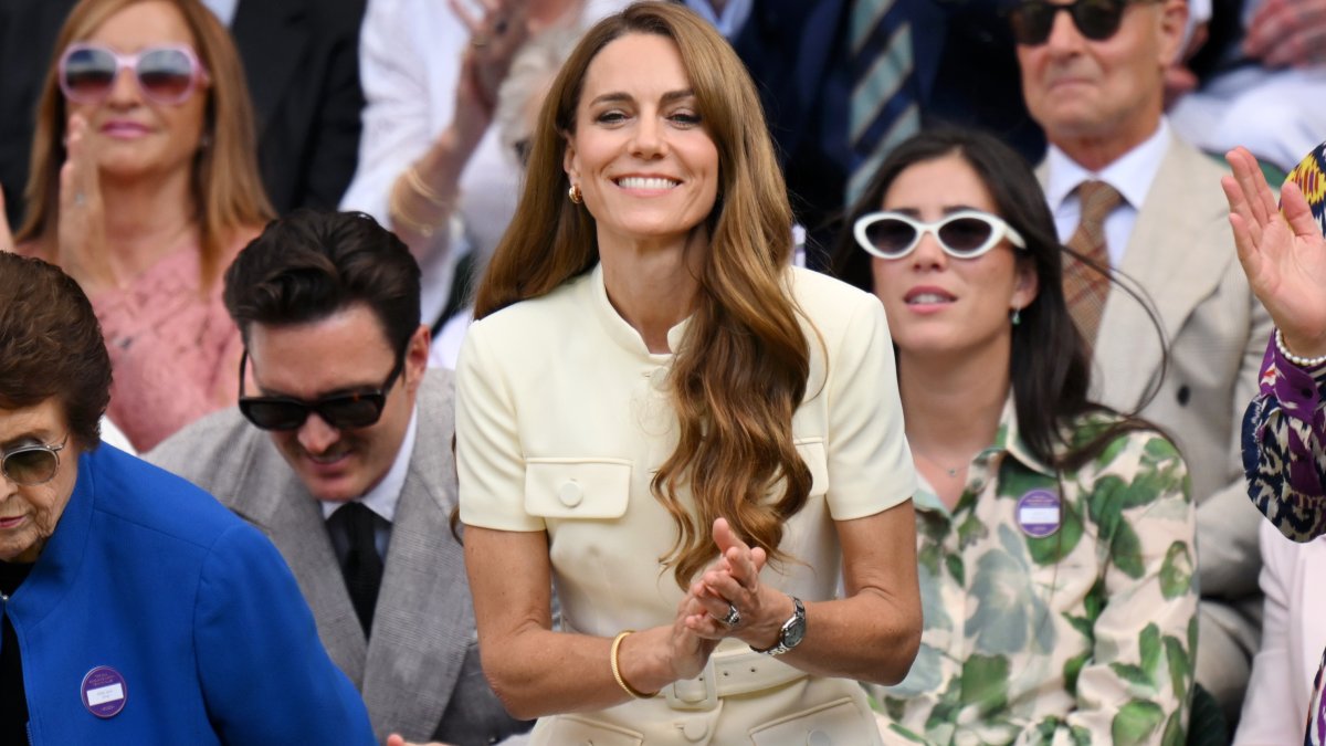 Kate Middleton makes joyful appearance at Wimbledon sitting next to tennis legend Billie Jean King