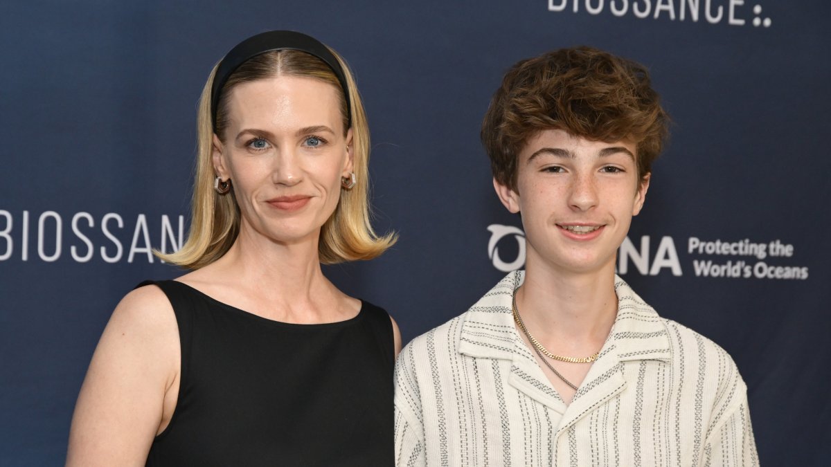 January Jones says she’ll never reveal identity of son’s dad