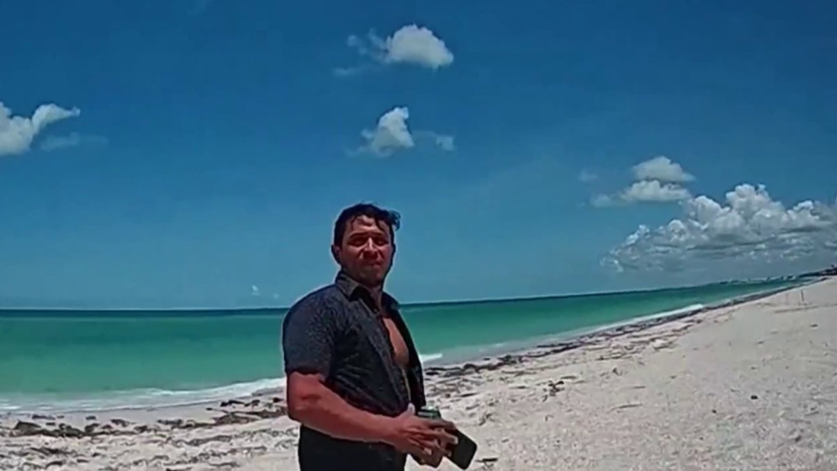 Main image of the article describing Man arrested, facing possible deportation days after helping save girl in shark attack