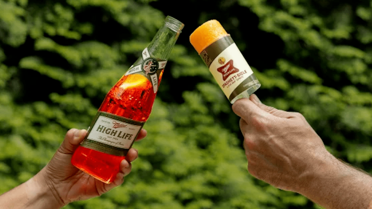 This boozy popsicle from Miller High Life is inspired by a viral beer cocktail
