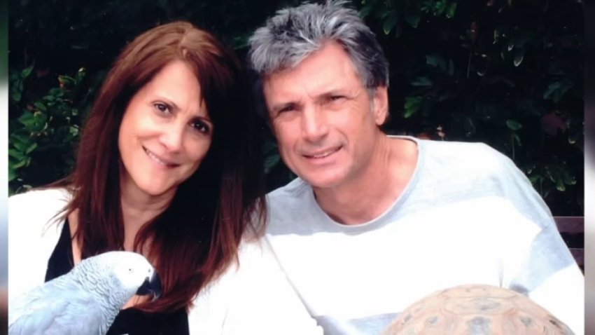 An undated image of Robin Kaye and Thomas Deluca.