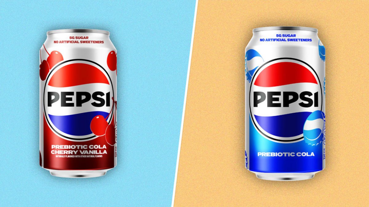 Pepsi prebiotic cola brings gut‑friendly fiber, classic flavor in two options