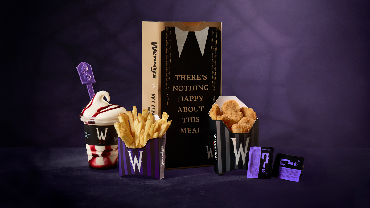 There's nothing happy about this 'Wednesday'-inspired meal at Wendy's