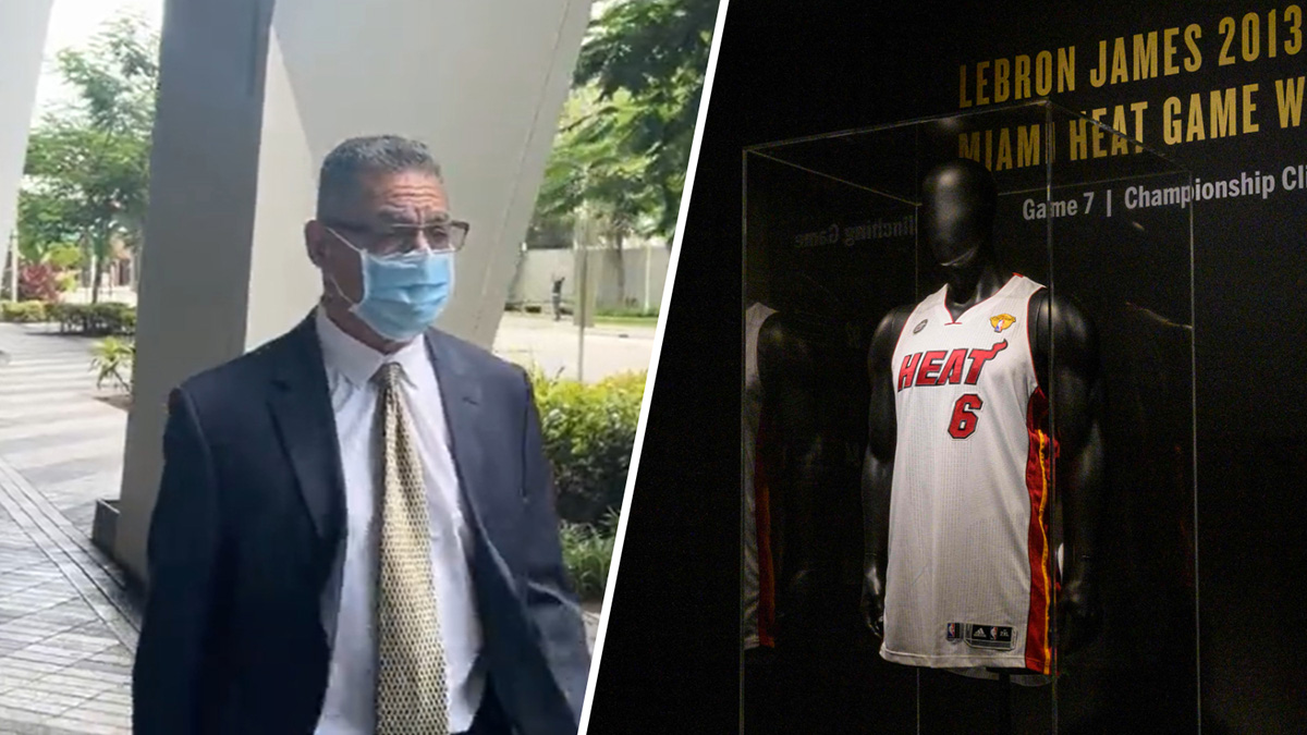 Ex-Miami Heat security worker sentenced to 3 years in massive memorabilia theft