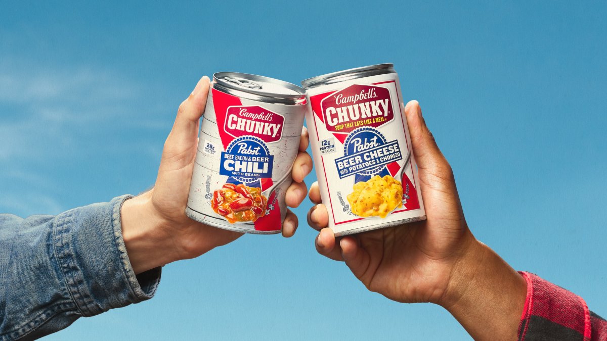 'Crack open a warm one'? Campbell's and Pabst Blue Ribbon team up for beer-infused soup