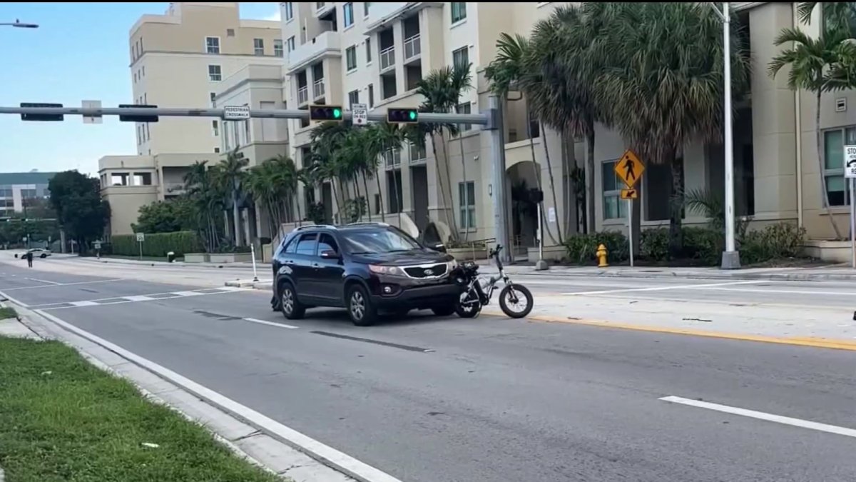 Man on electric scooter hospitalized following crash in NW Miami – NBC ...
