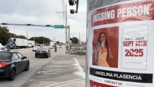 A missing flyer for Angelina Plasencia posted in northwest Miami-Dade.