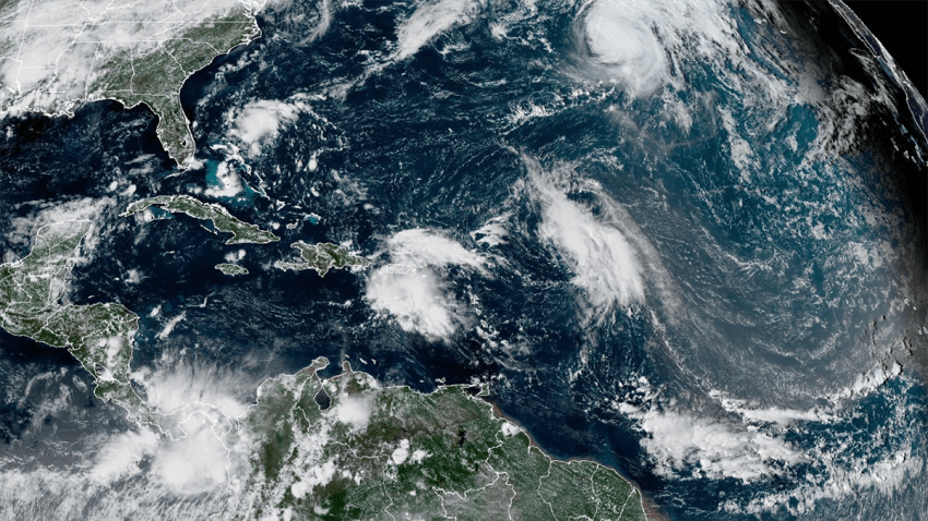 A look at the tropical Atlantic on Sept. 24, 2025.