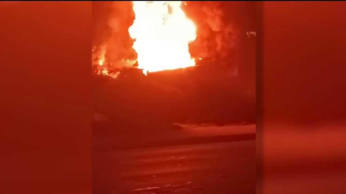 Fiery 3 Video shows fiery 3-vehicle crash that killed 1, left car upside down ...
