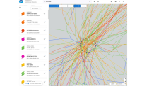 Figure 1: Tropical Storm and Hurricane Tracks passing within 50 miles of Bermuda from 1851 to 2024. Courtesy NOAA. 
