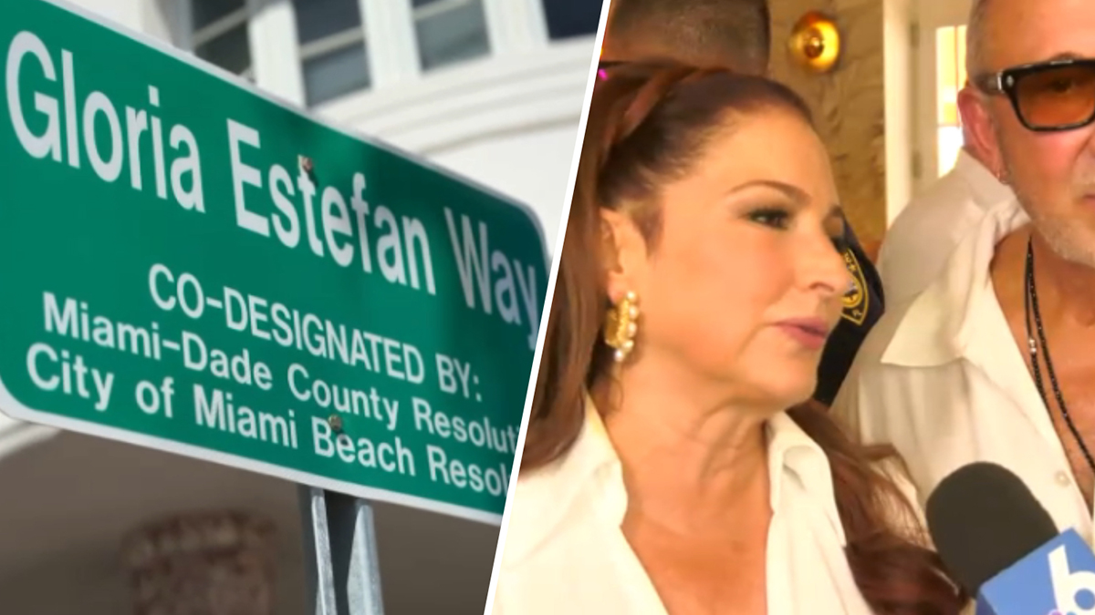 Music icon Gloria Estefan honored with street renaming in Miami Beach