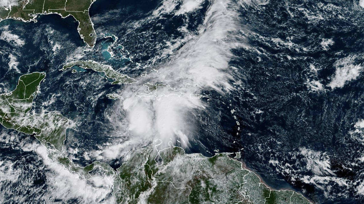 Tropical Storm Melissa stationary in the Caribbean as forecasters warn it will quickly intensify
