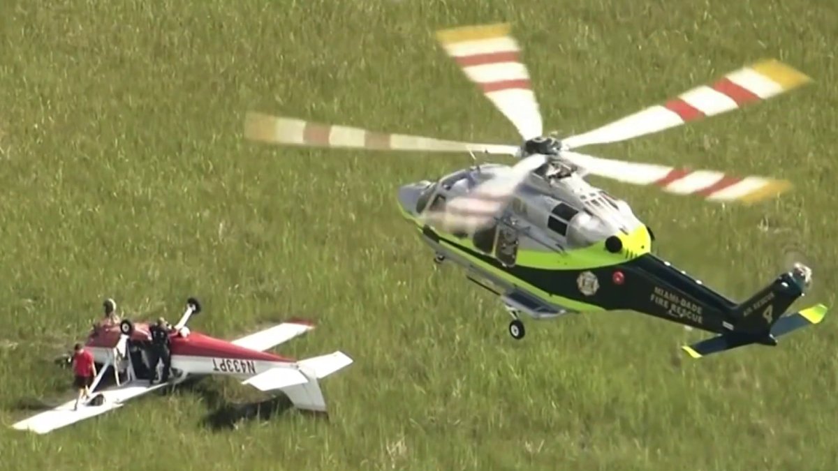 2 people rescued after small plane crashes in the Florida Everglades in ...