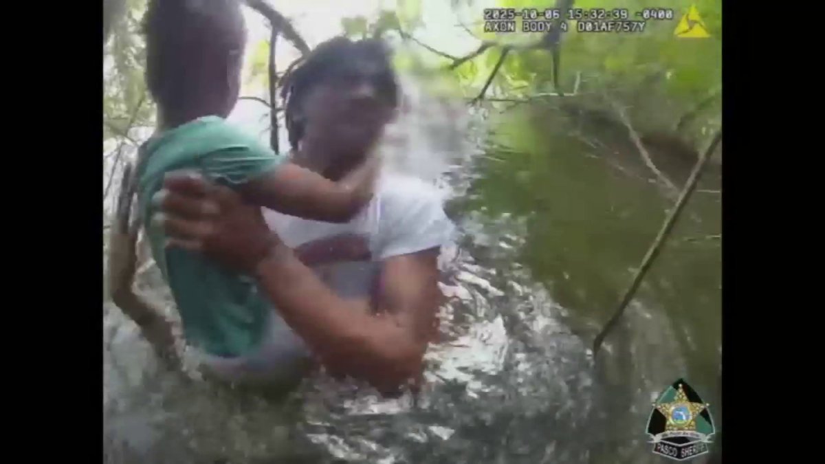 Bodycam shows deputy, teenager rescuing 5-year-old sister with autism in Florida Lake
