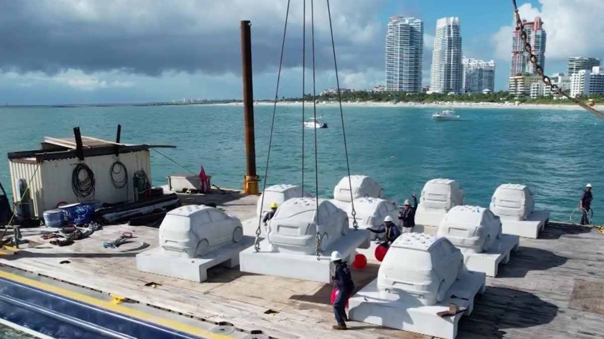 How concrete cars at the bottom of the ocean will enhance marine habitats