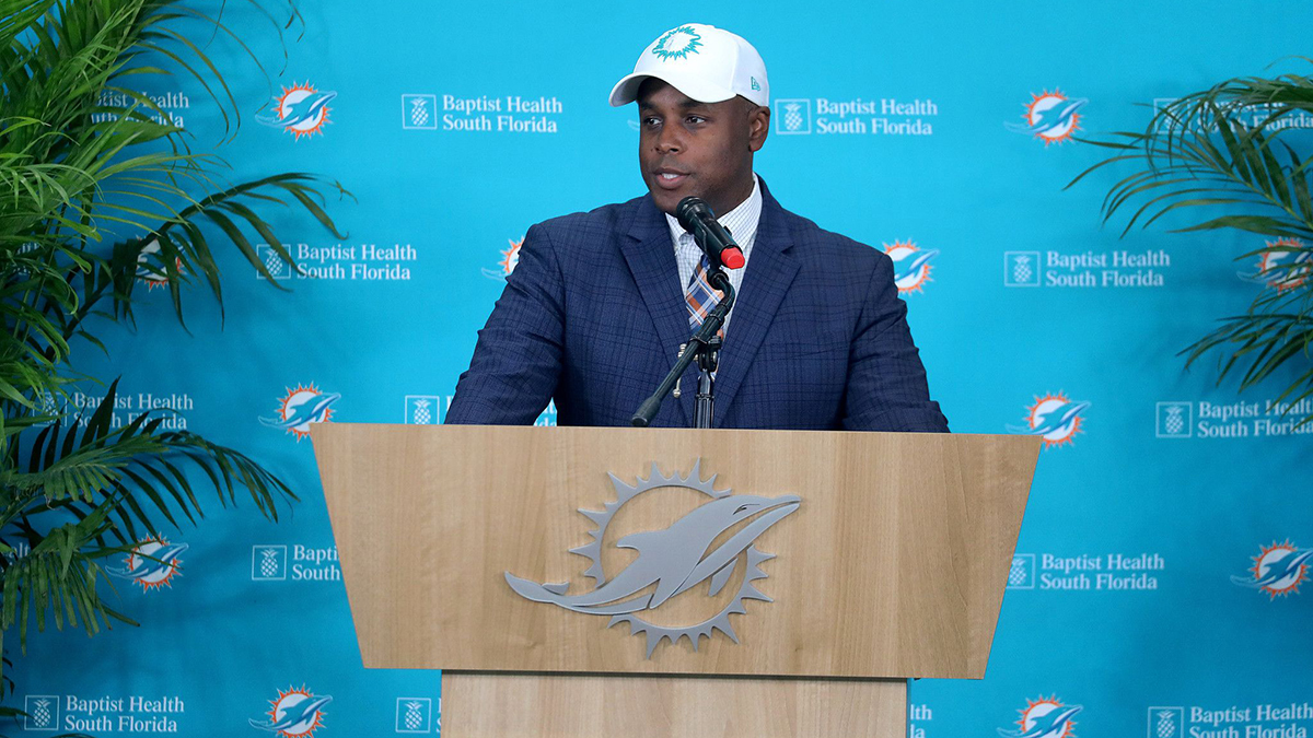 Miami Dolphins and general manager Chris Grier agree to part ways