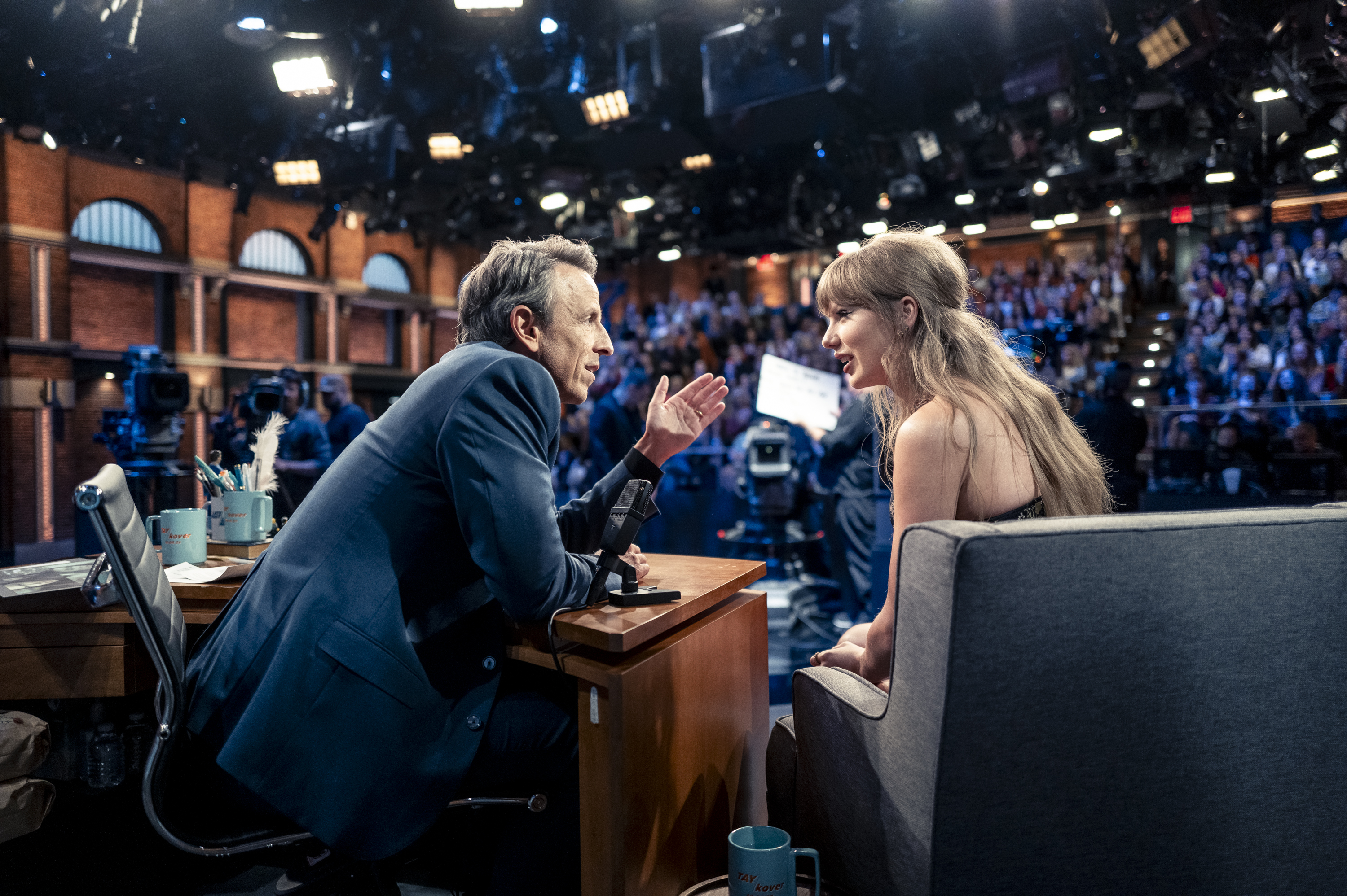 Taylor Swift has a very Travis Kelce story about her fiancé mixing up this celeb at the Eras Tour