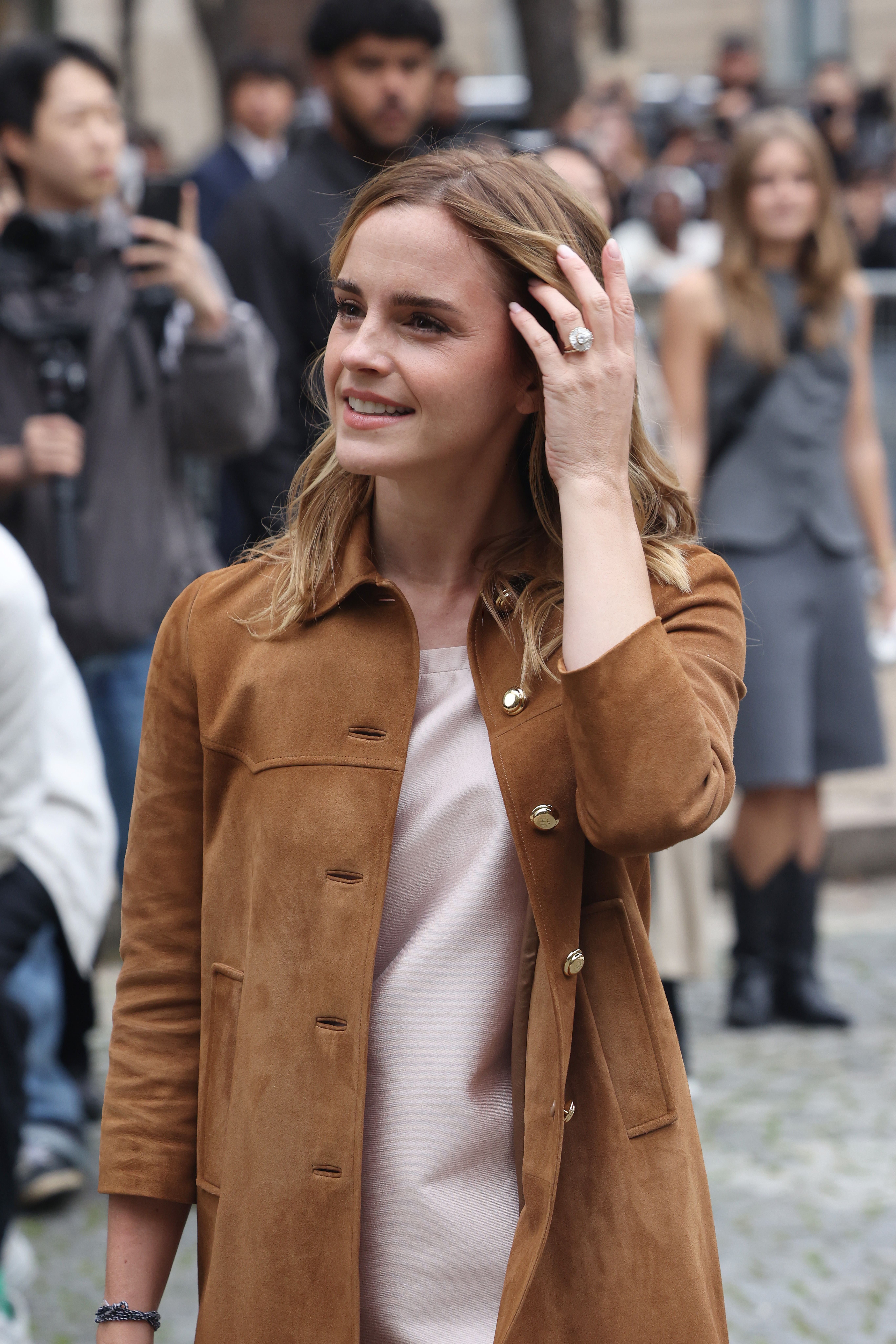 Emma Watson reveals meaning behind diamond ring amid engagement rumors