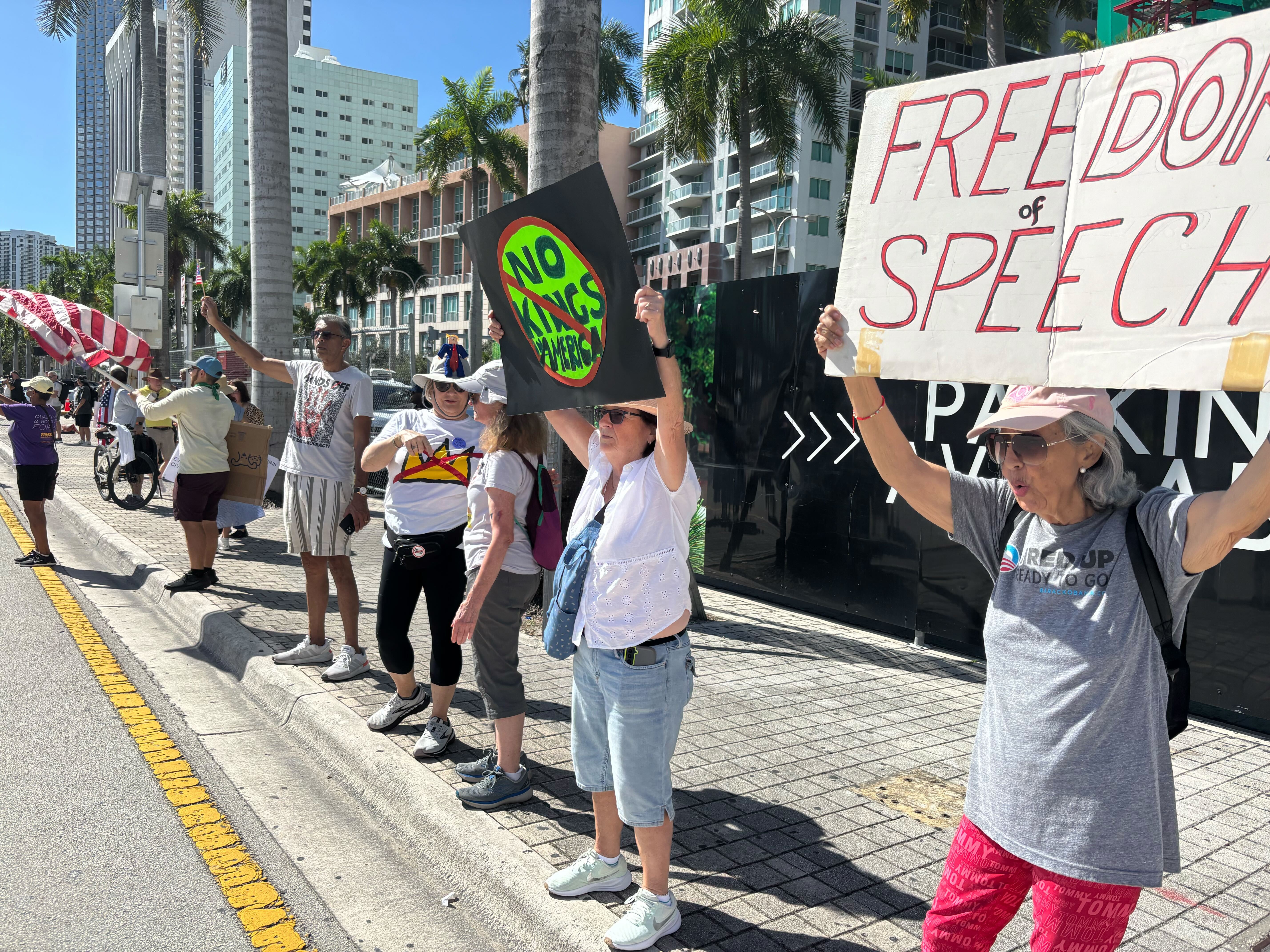 ‘No Kings' protests against Trump held in South Florida, throughout the U.S.