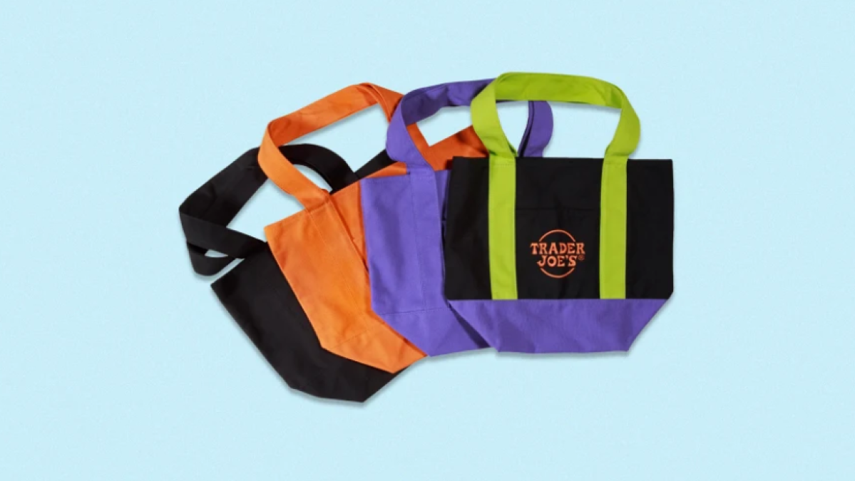 Trader Joe’s is restocking its viral mini tote bags — and they’re halloween-themed