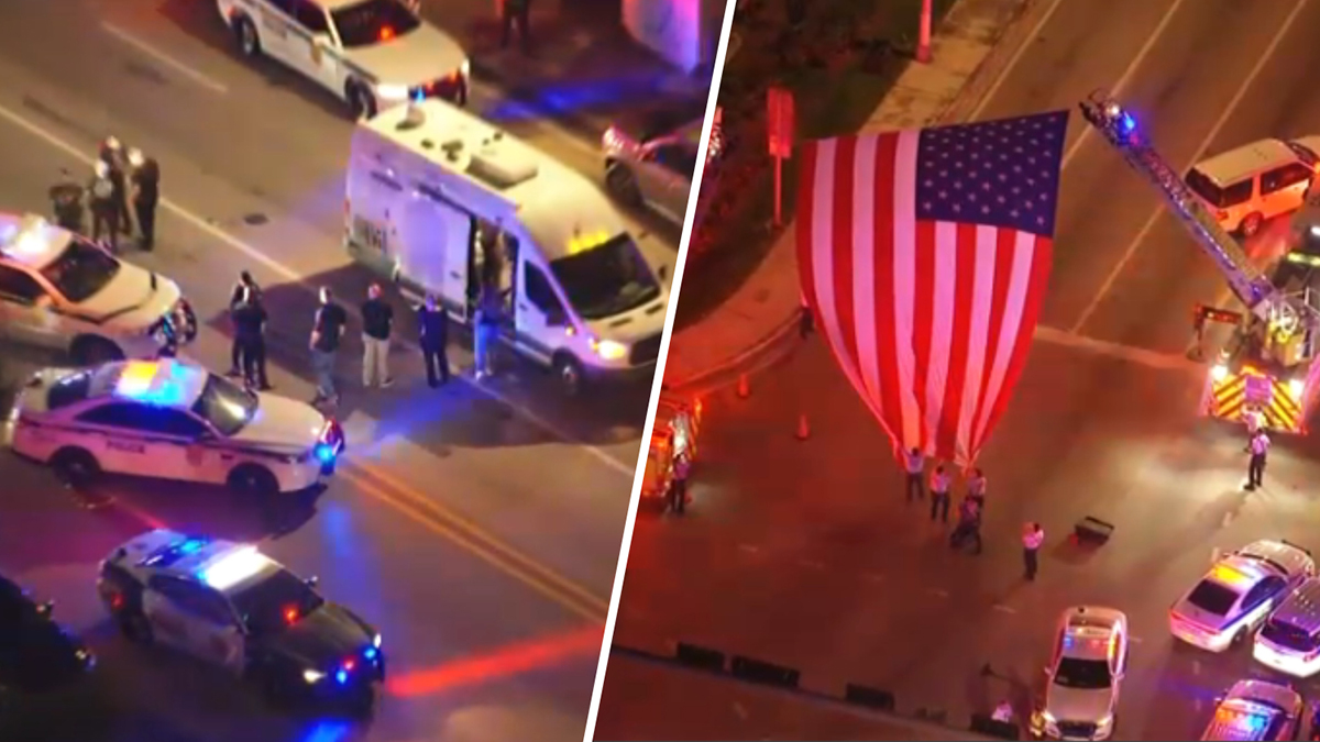 A massive response was underway after a deputy was shot and rushed to the hospital in southwest Miami-Dade on Friday afternoon, officials said.