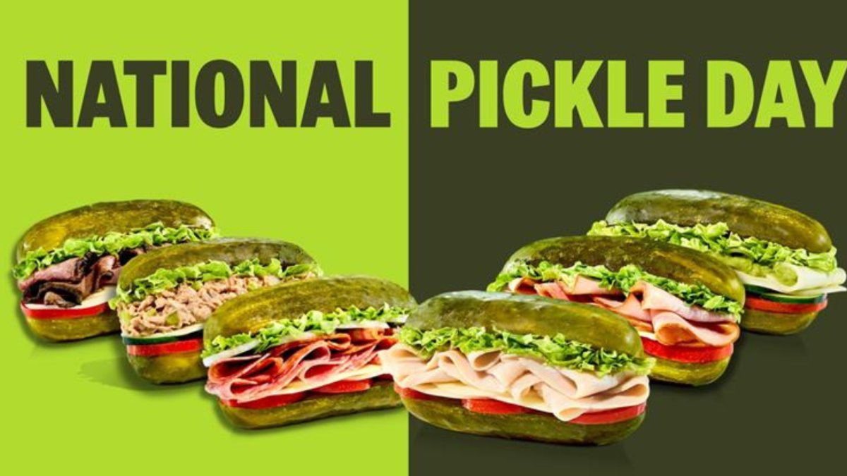 National Pickle Day deals from Jimmy John's, Buffalo Wild Wings and more