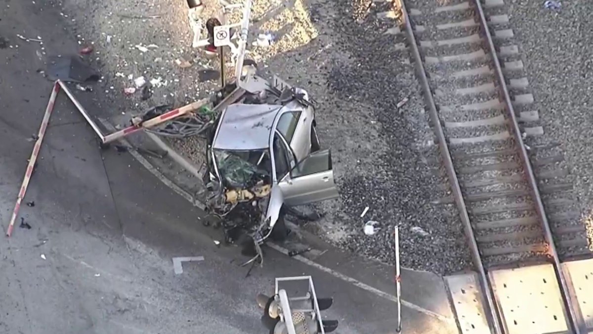 Person airlifted to hospital after Brightline train hits car in North ...