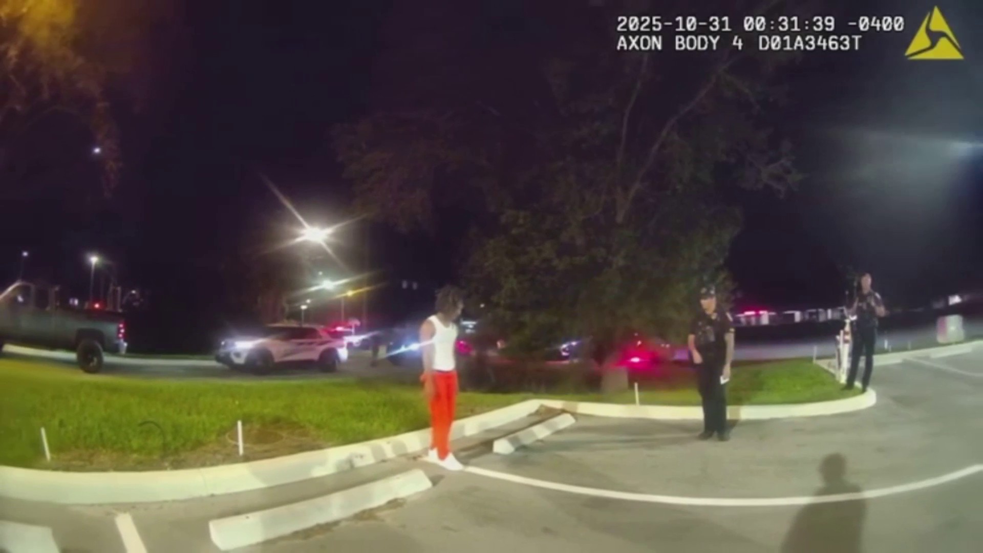 Bodycam footage shows man dressed as inmate for Halloween doing sobriety test in Port St. Lucie