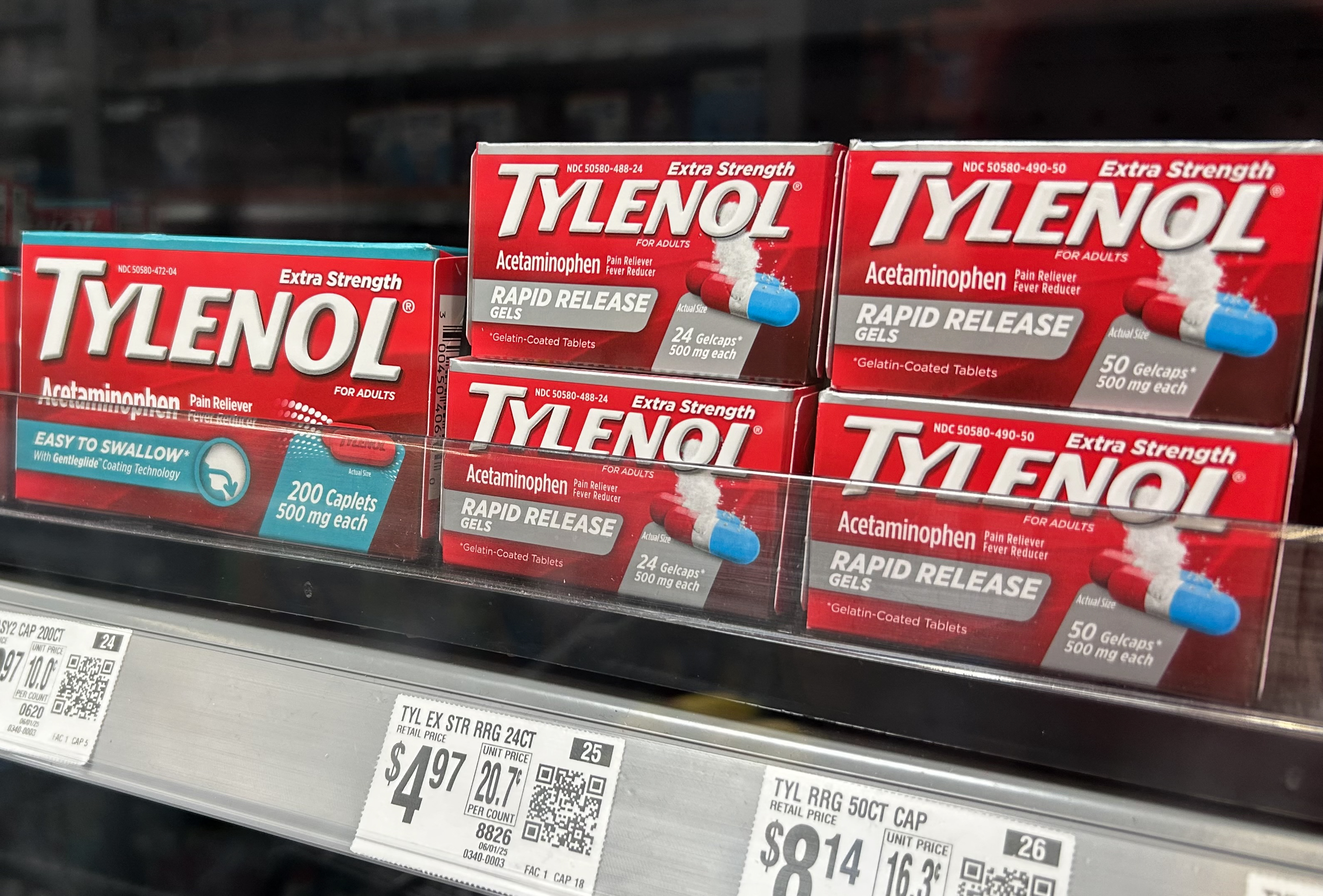 Tylenol orders for some pregnant women fell after Trump warned them not to take it