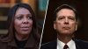 Judge dismisses Comey, James indictments after finding prosecutor was illegally appointed