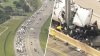 Driver hurt in tractor-trailer crash that spilled diesel on Florida's Turnpike