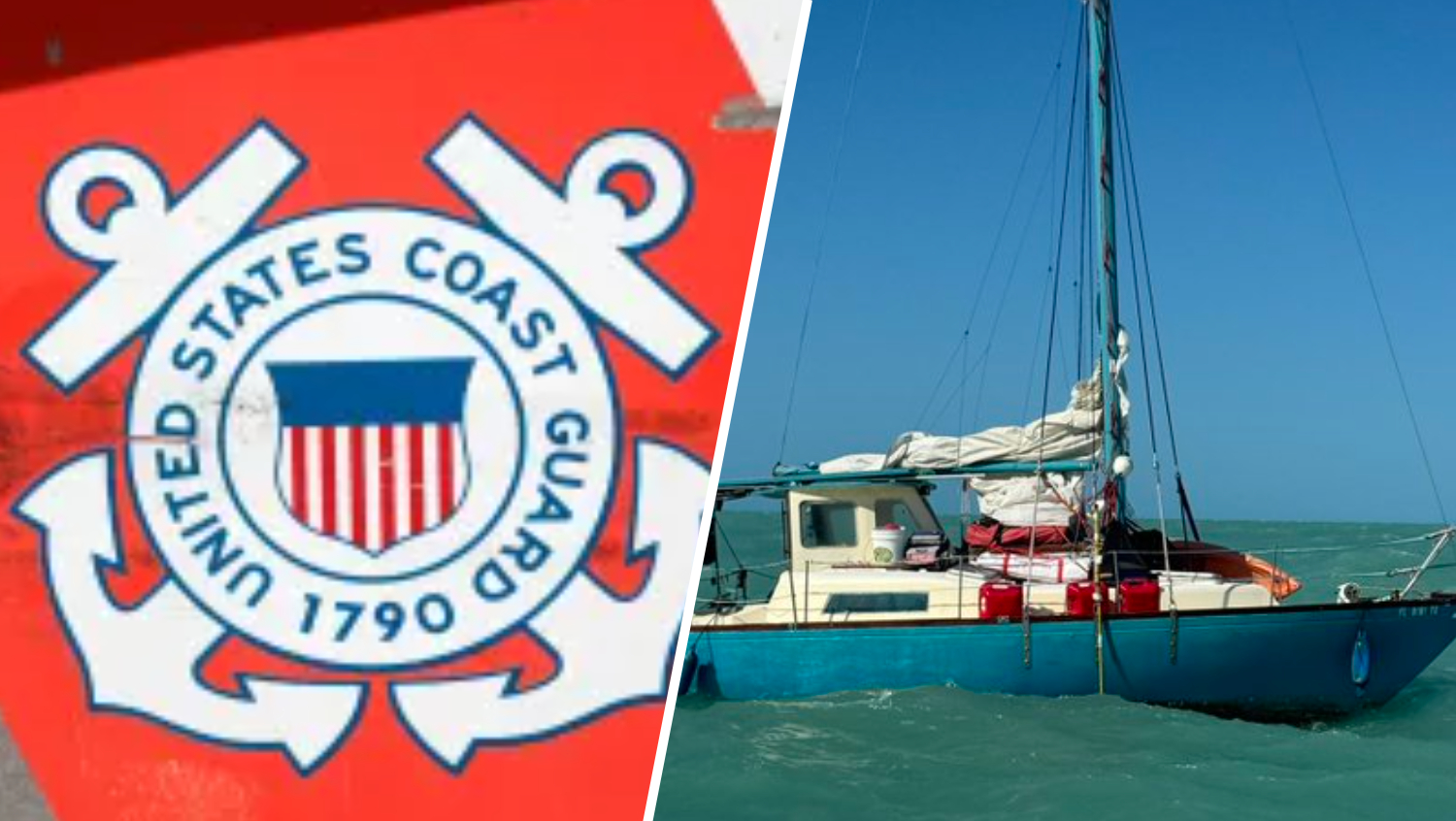 Adrift for two days: Coast Guard rescues sailboat passengers off Key West