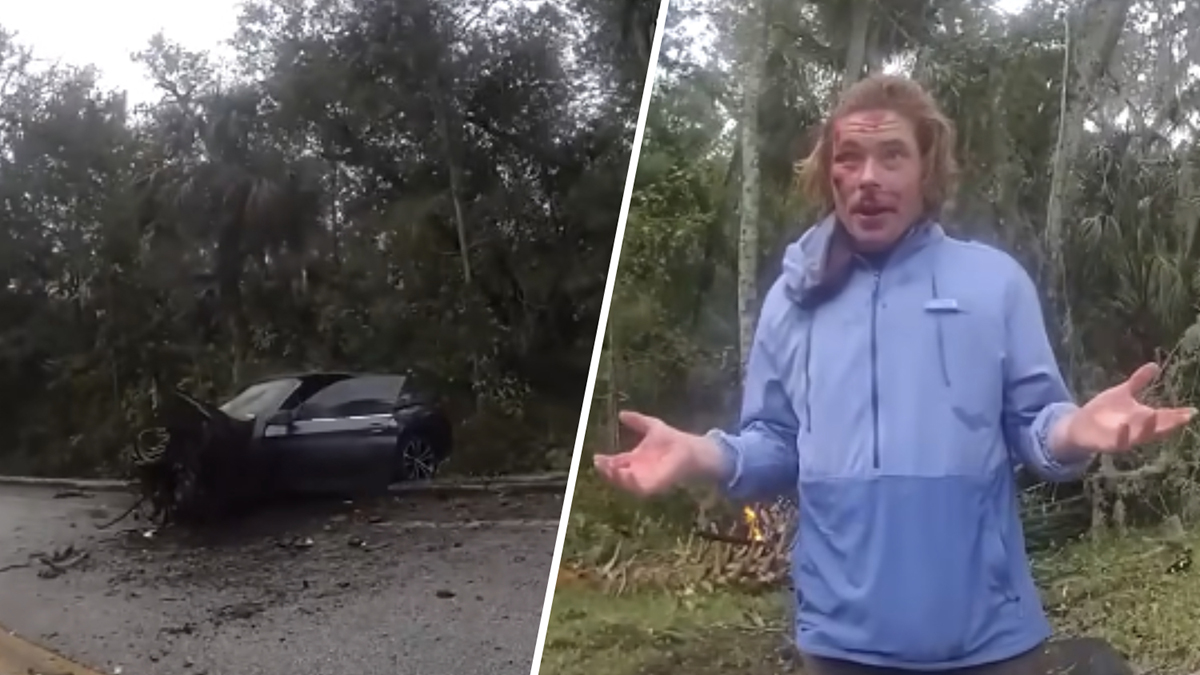 Video shows man tell Florida deputy he ‘teleported' into stolen BMW