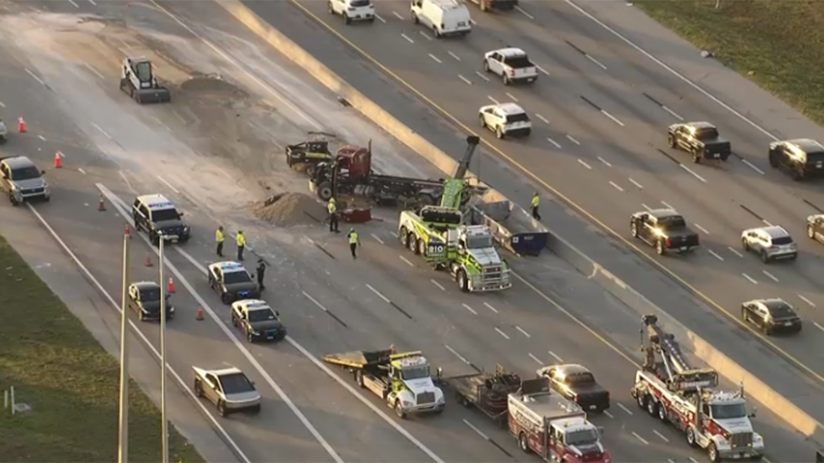 Crash causes heavy delays on Florida's Turnpike, leaves 1 hospitalized