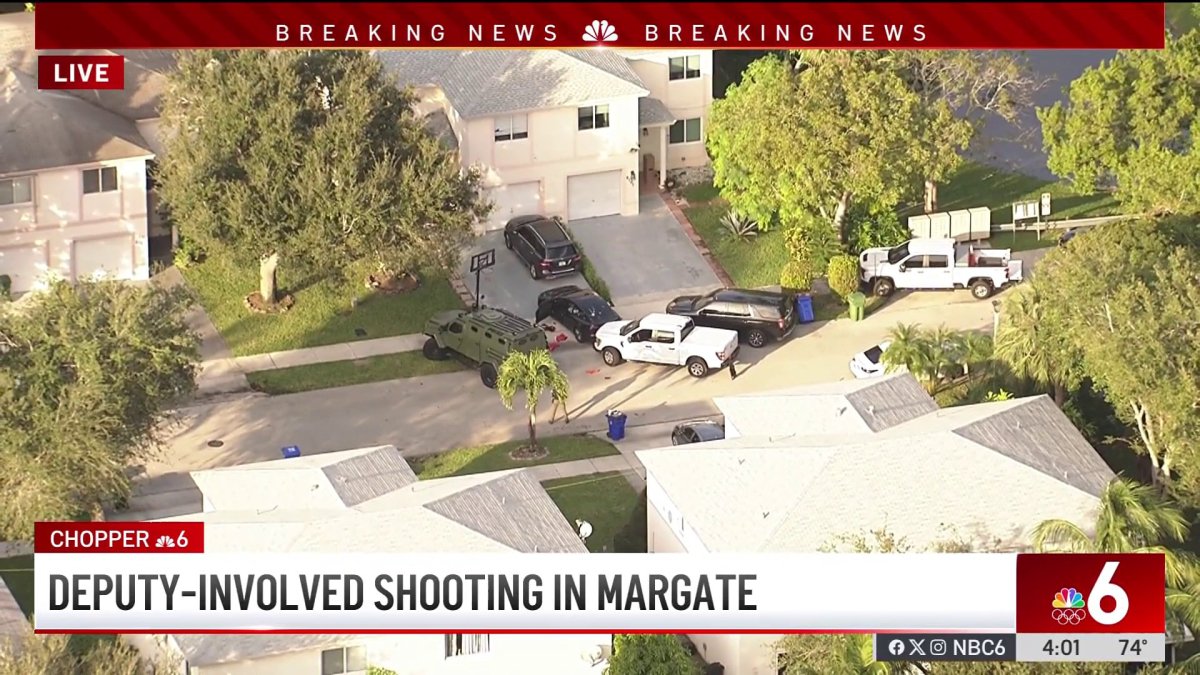 Deputy-involved shooting investigated in Margate – NBC 6 South Florida